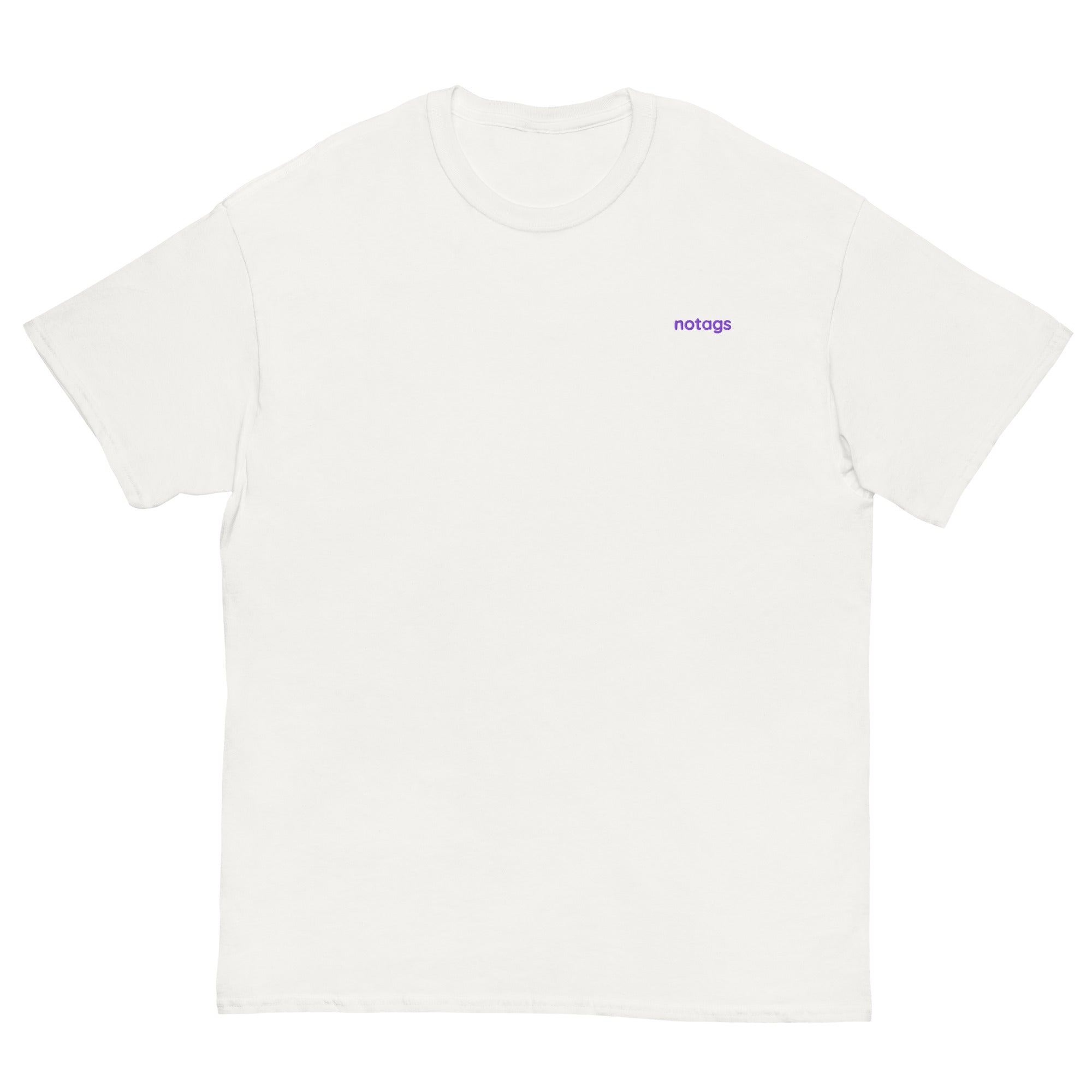 purple // white